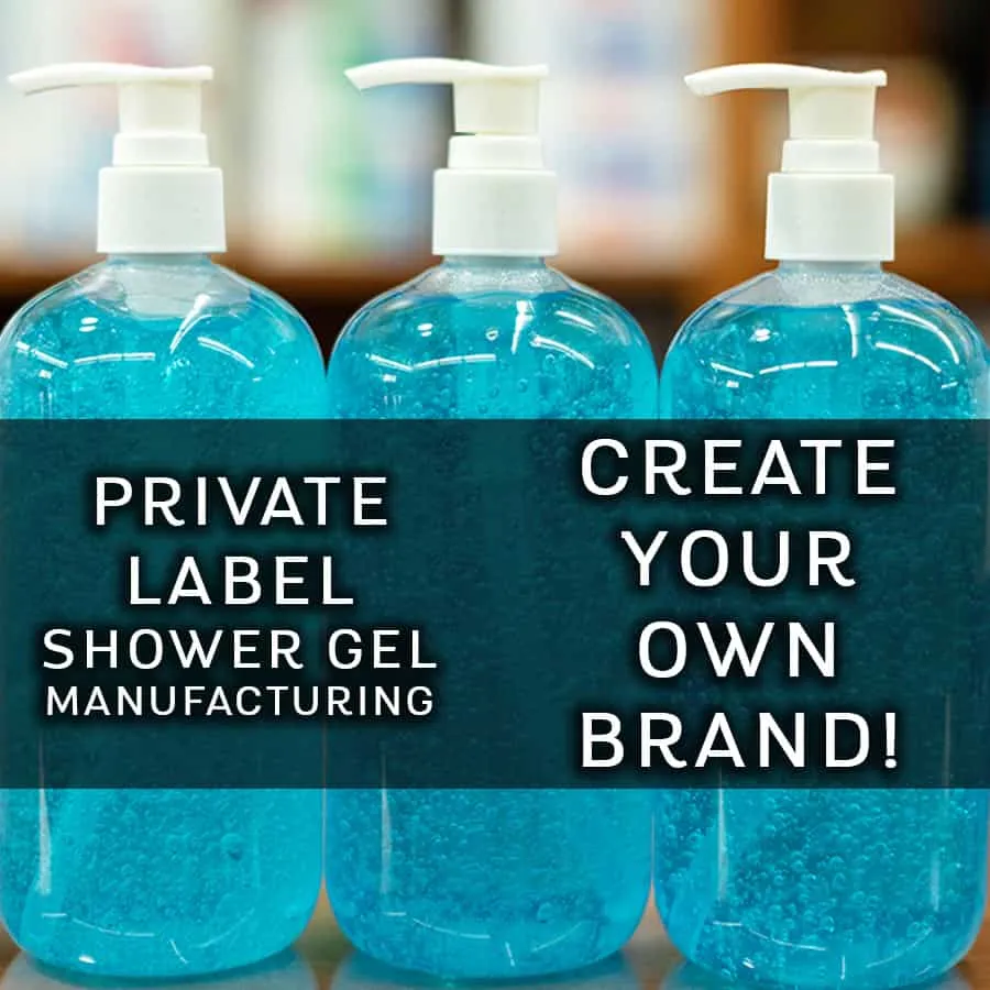 private label shower gel