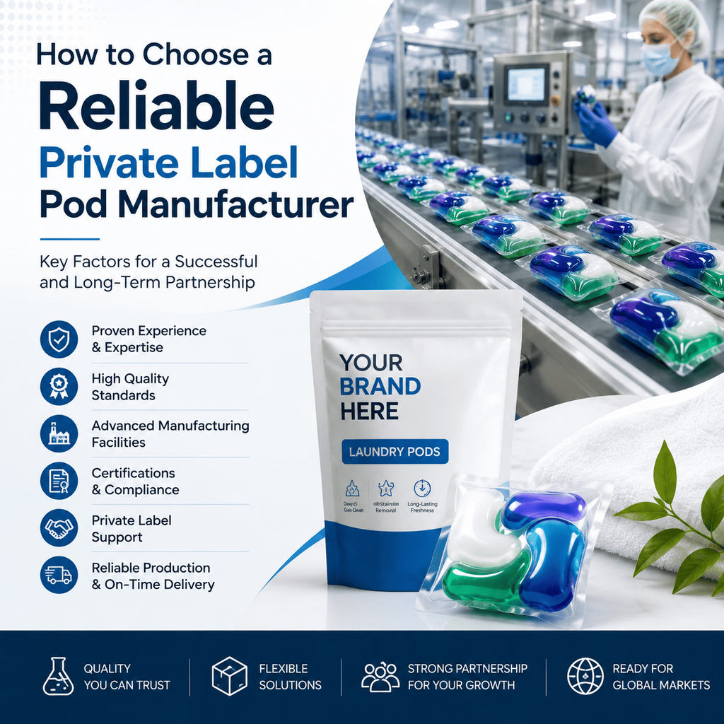 Reliable private label pod manufacturer for custom pod products