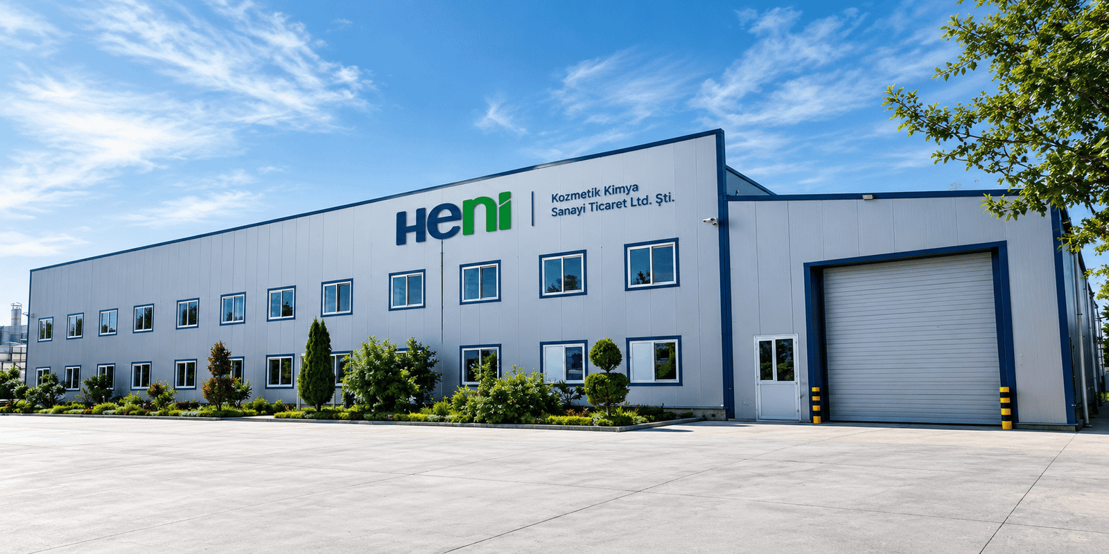 Heni Kozmetik Kimya’nın Eskişehir’deki kapsül deterjan fabrikası binası
